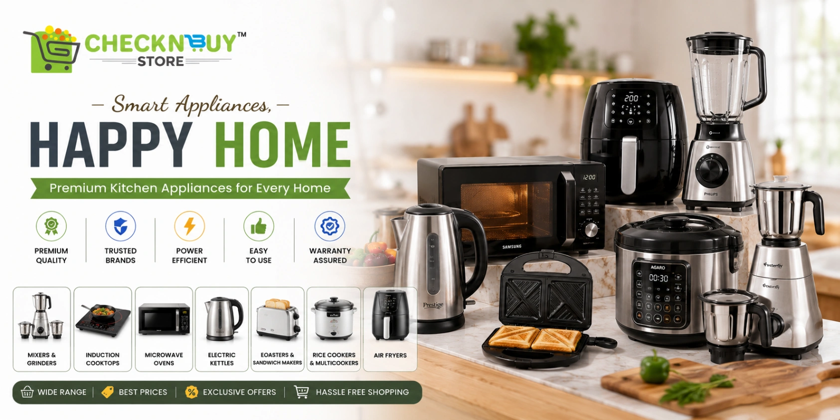 Home kitchen appliances